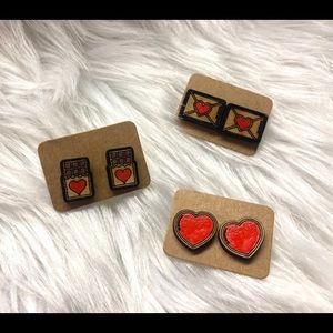 Choice new wooden hand painted earrings